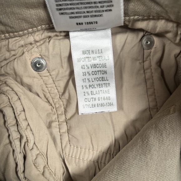 Citizens of Humanity The Gage Khaki Straight Leg Mens Jeans Size 34x30 Casual - Picture 9 of 12